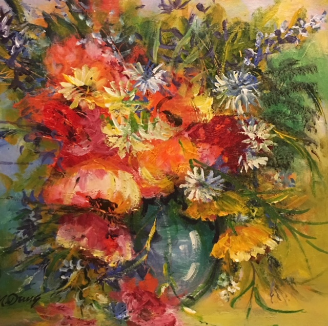 Tranh Sơn Dầu Hoa